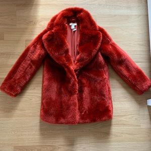 Ladies faux fur coat